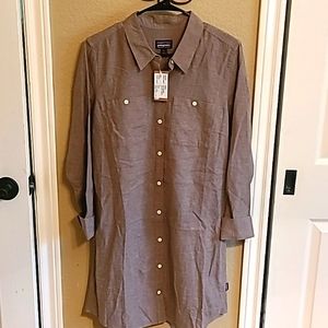 Patagonia Women's Sunset Valley Dress - Small - Fatigue Green - NWT!!